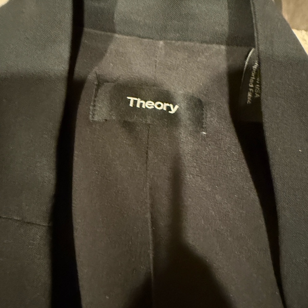 Theory Black Women's Blazer - Picture 3 of 5